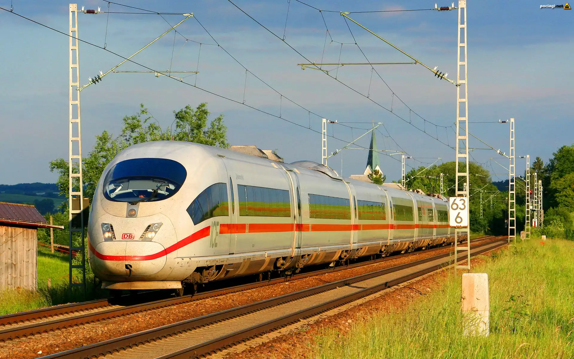 Pociąg, Elektryczny, Tory